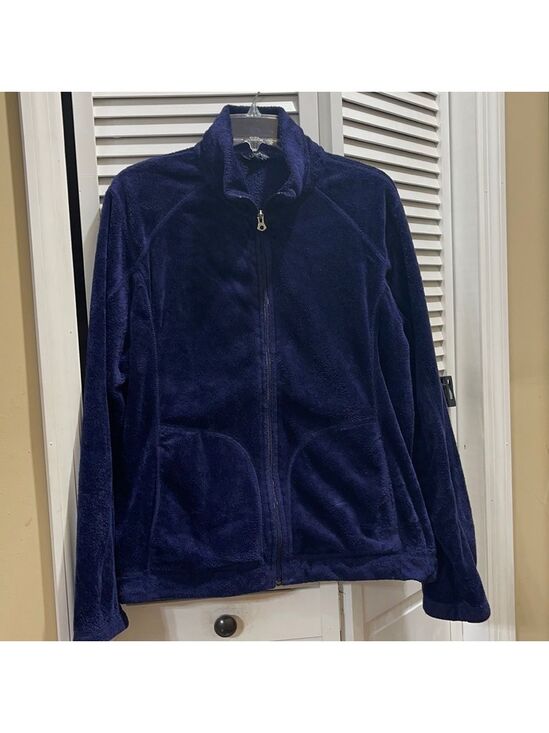 Lands' End Jackets & Blazers - LANDS END NAVY SUPER SOFT JACKET F
